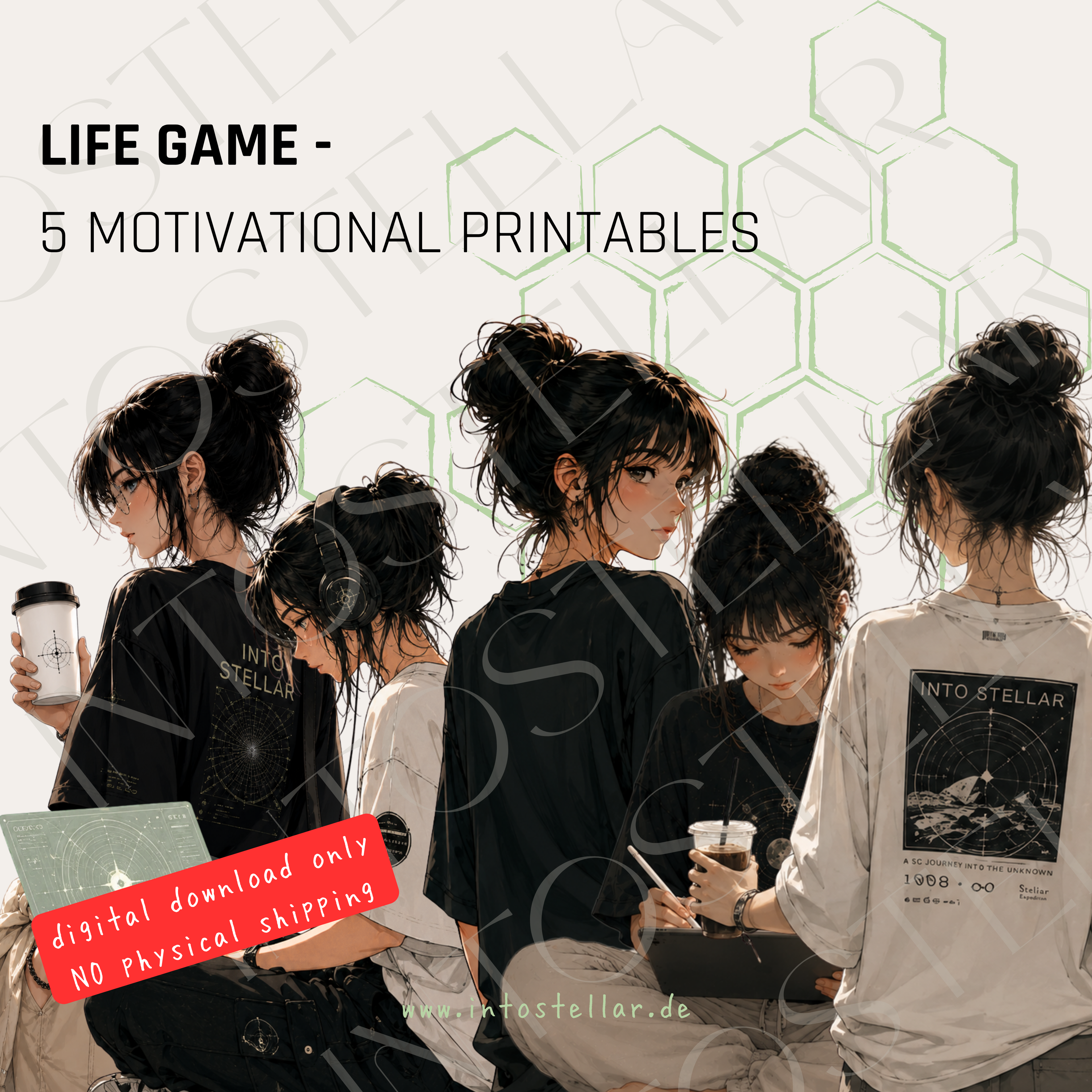 LIFE GAME- Motivational Printables