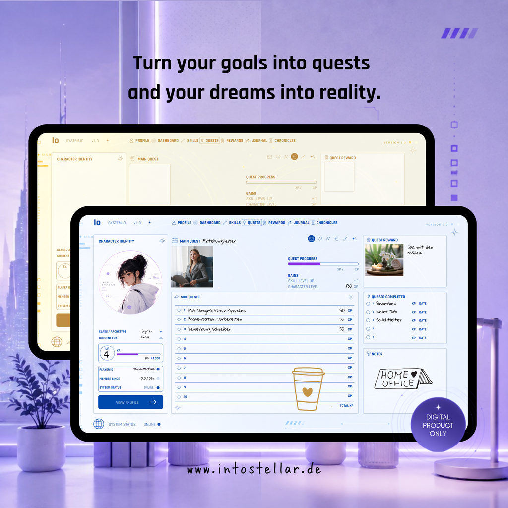Io - Character Planner