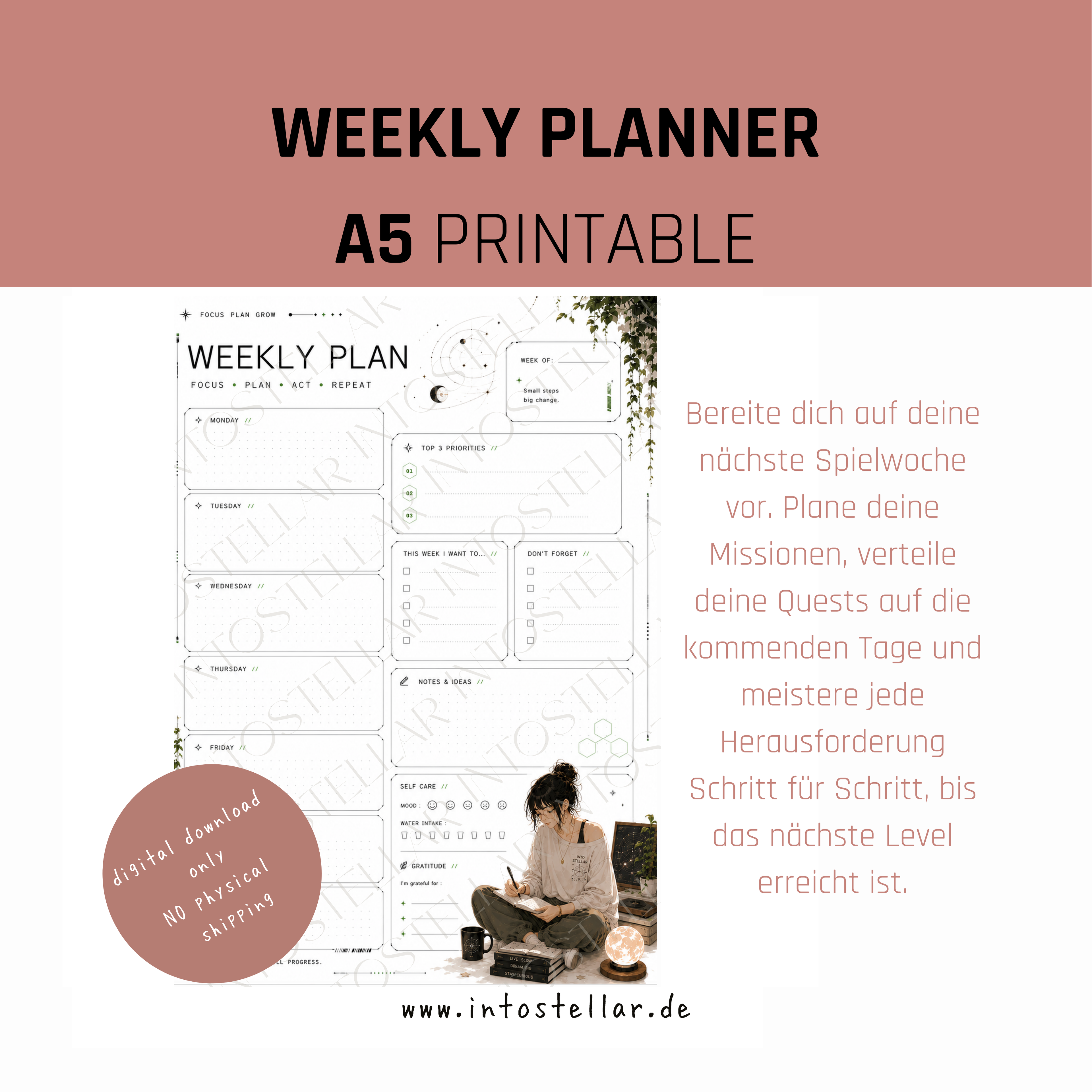 Printable Planner Set