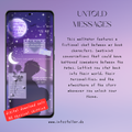 Wallpaper Purple Moon Chatlog Edition